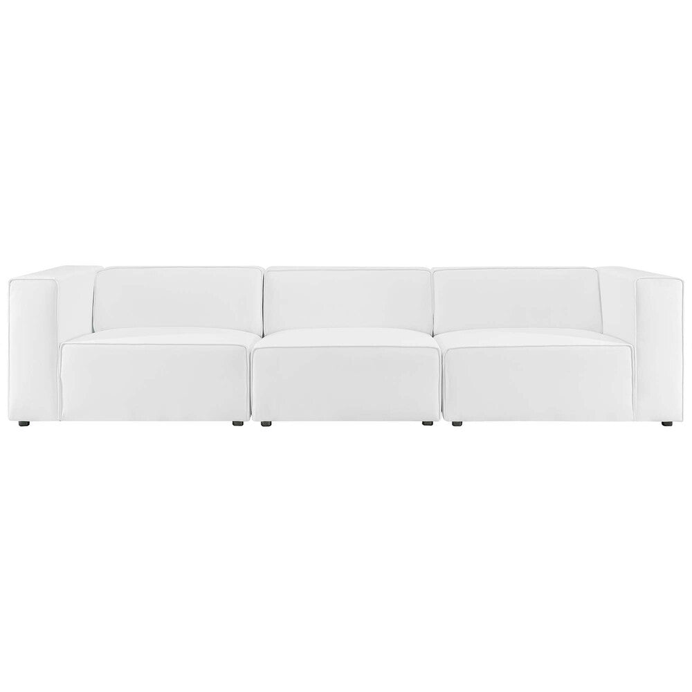 EEI-4789 Mingle 3-Piece Vegan Leather Sectional Sofa by Modway