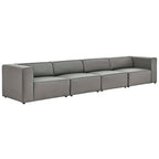 EEI-4793 Mingle 4-Piece Vegan Leather Sectional Sofa by Modway