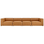 EEI-4793 Mingle 4-Piece Vegan Leather Sectional Sofa by Modway
