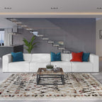 EEI-4793 Mingle 4-Piece Vegan Leather Sectional Sofa by Modway