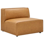 EEI-4795 Mingle 5-Piece Vegan Leather Sectional Sofa by Modway