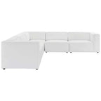 EEI-4795 Mingle 5-Piece Vegan Leather Sectional Sofa by Modway