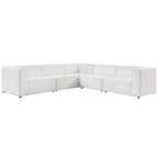 EEI-4795 Mingle 5-Piece Vegan Leather Sectional Sofa by Modway