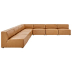 EEI-4797 Mingle 7-Piece Vegan Leather Sectional Sofa by Modway