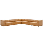 EEI-4798 Mingle 7-Piece Vegan Leather Sectional Sofa by Modway