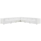 EEI-4798 Mingle 7-Piece Vegan Leather Sectional Sofa by Modway