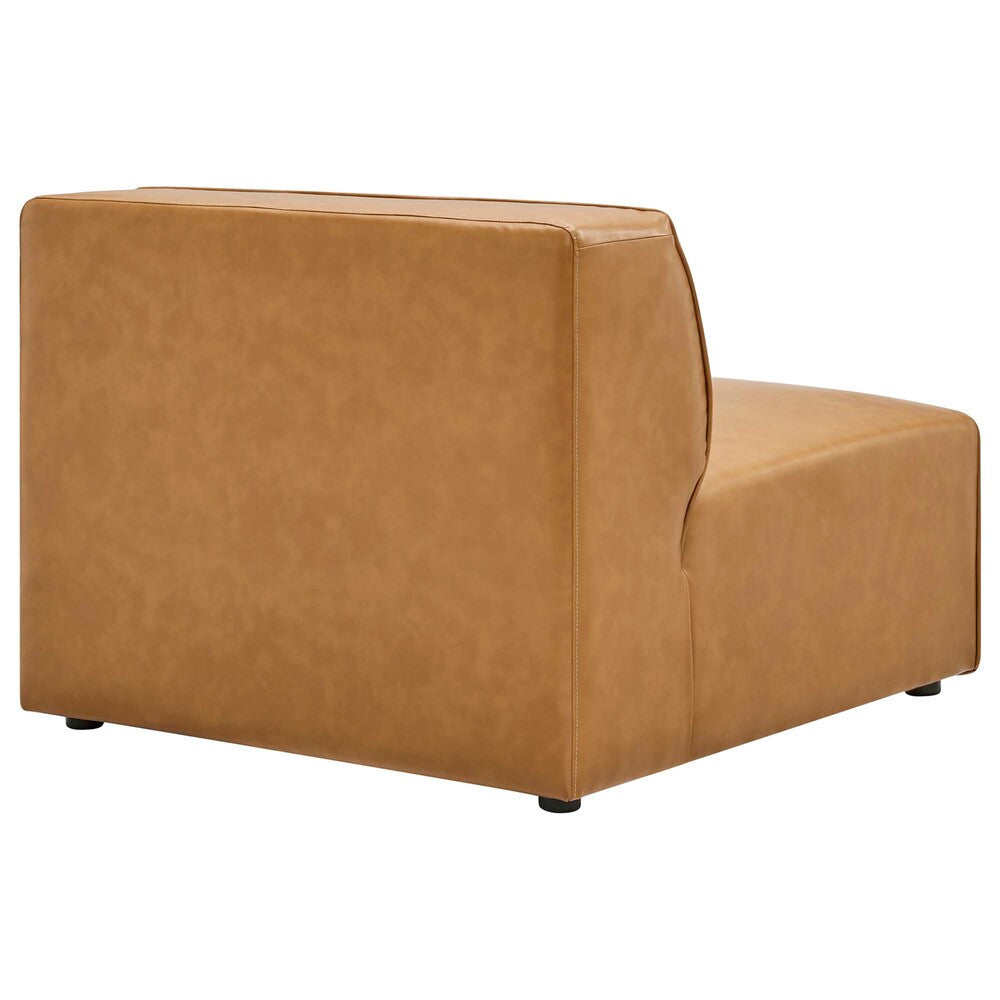 EEI-4799-TAN Mingle 8-Piece Vegan Leather Sectional Sofa Set by Modway