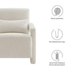 EEI-6475-IVO Mirage Boucle Upholstered Armchair by Modway
