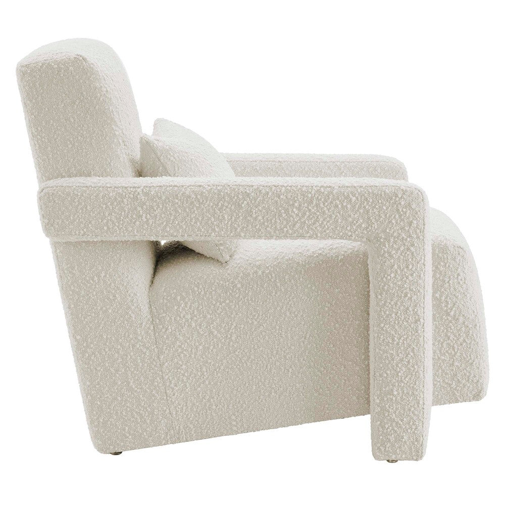 EEI-6475-IVO Mirage Boucle Upholstered Armchair by Modway