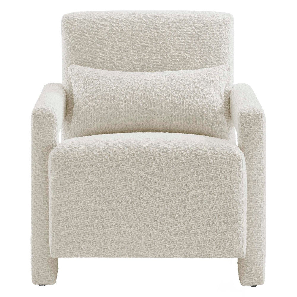 EEI-6475-IVO Mirage Boucle Upholstered Armchair by Modway