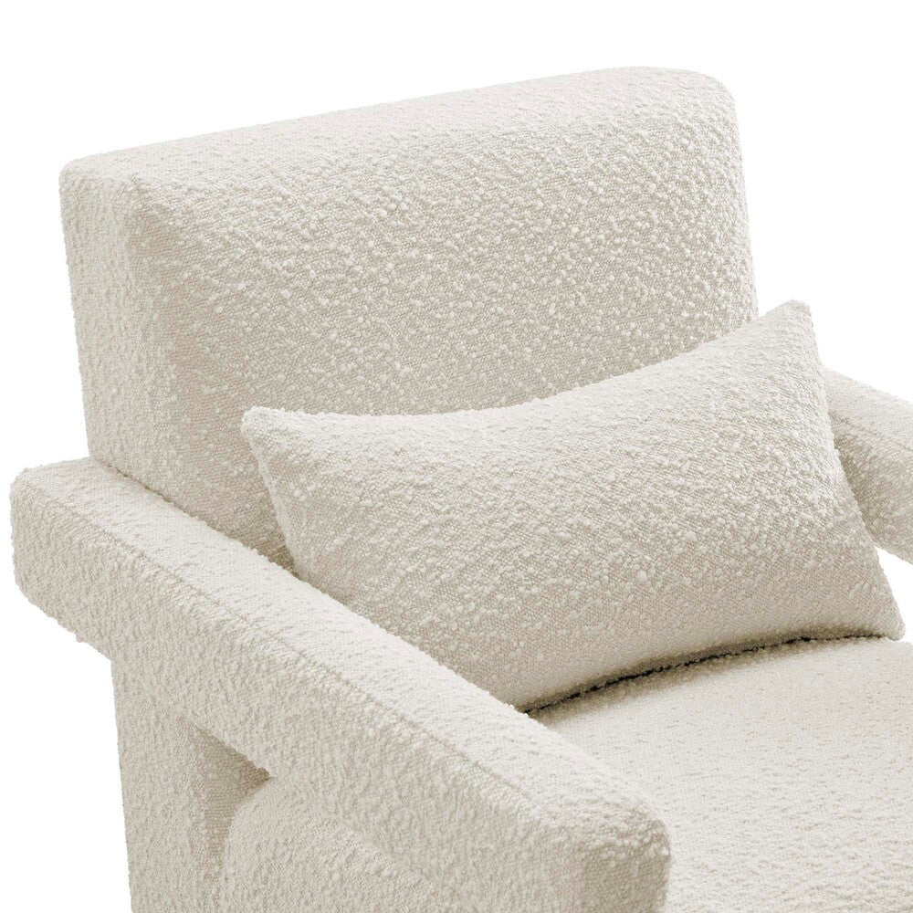 EEI-6475-IVO Mirage Boucle Upholstered Armchair by Modway