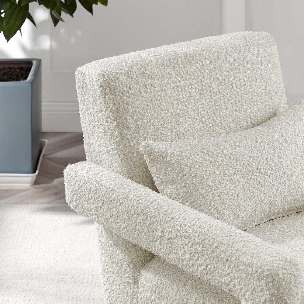 EEI-6475-IVO Mirage Boucle Upholstered Armchair by Modway
