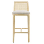EEI-6846 Monarch Wood and Rattan Bar Stool by Modway