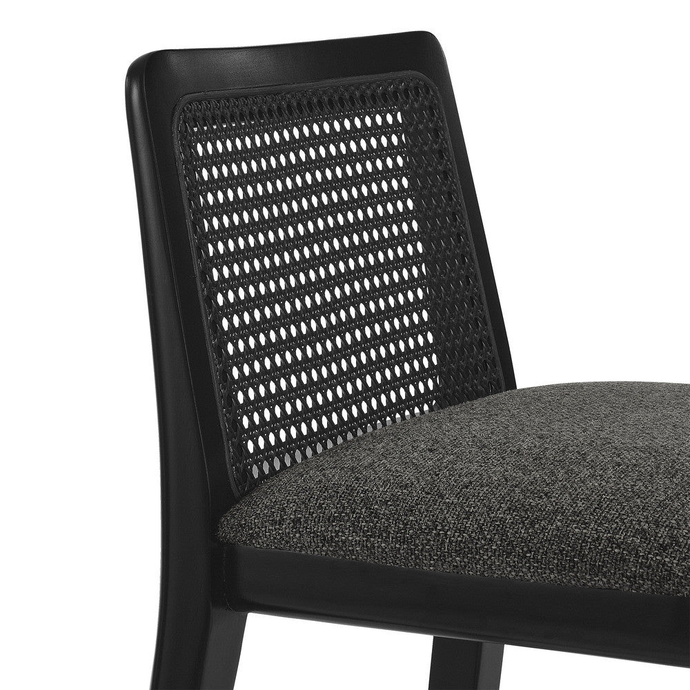 EEI-6846 Monarch Wood and Rattan Bar Stool by Modway