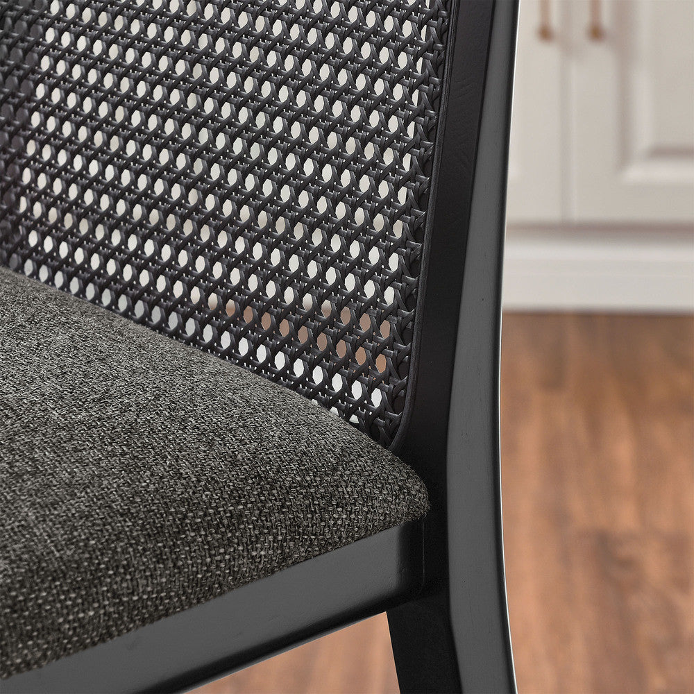EEI-6846 Monarch Wood and Rattan Bar Stool by Modway
