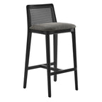 EEI-6846 Monarch Wood and Rattan Bar Stool by Modway