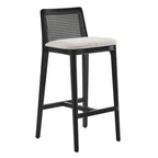 EEI-6846 Monarch Wood and Rattan Bar Stool by Modway