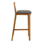 EEI-6846 Monarch Wood and Rattan Bar Stool by Modway