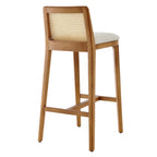EEI-6846 Monarch Wood and Rattan Bar Stool by Modway