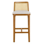 EEI-6846 Monarch Wood and Rattan Bar Stool by Modway