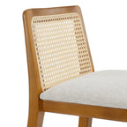 EEI-6846 Monarch Wood and Rattan Bar Stool by Modway