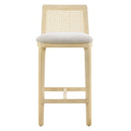 EEI-6845 Monarch Wood and Rattan Counter Stool by Modway