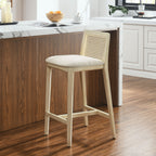 EEI-6845 Monarch Wood and Rattan Counter Stool by Modway
