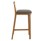 EEI-6845 Monarch Wood and Rattan Counter Stool by Modway