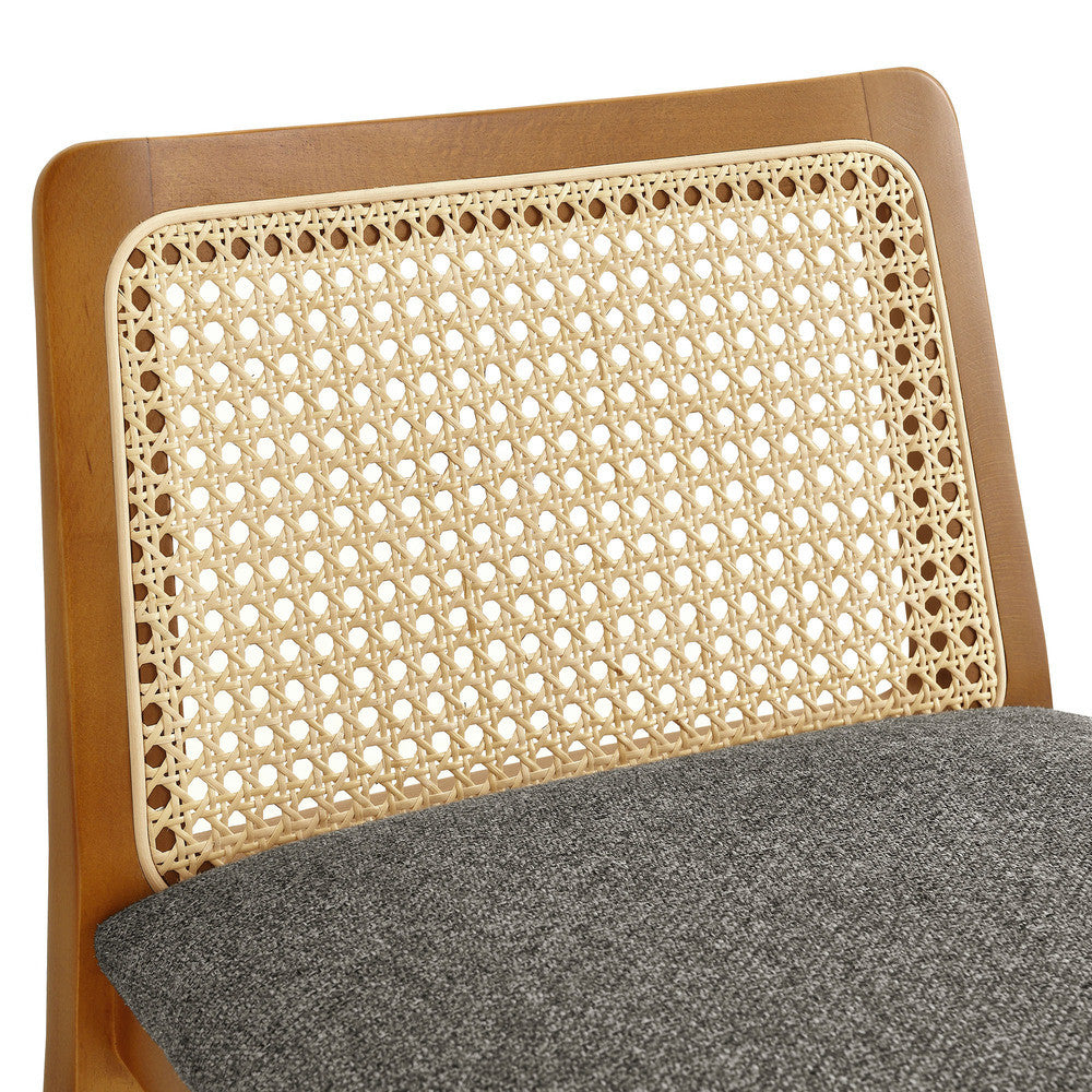 EEI-6845 Monarch Wood and Rattan Counter Stool by Modway