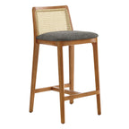 EEI-6845 Monarch Wood and Rattan Counter Stool by Modway