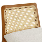 EEI-6845 Monarch Wood and Rattan Counter Stool by Modway