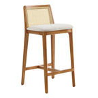 EEI-6845 Monarch Wood and Rattan Counter Stool by Modway