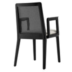 EEI-6844 Monarch Wood and Rattan Dining Armchair by Modway