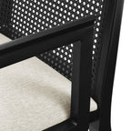 EEI-6844 Monarch Wood and Rattan Dining Armchair by Modway