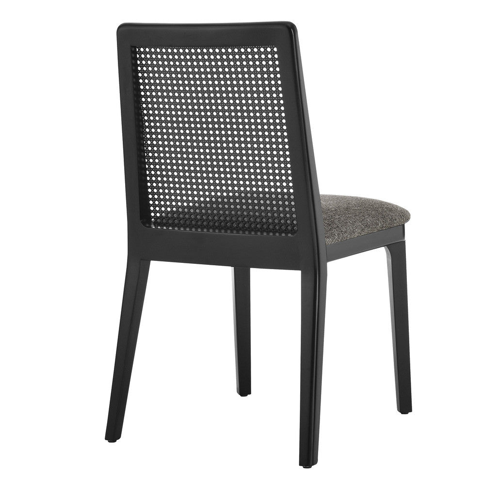 EEI-6843 Monarch Wood and Rattan Dining Side Chair by Modway