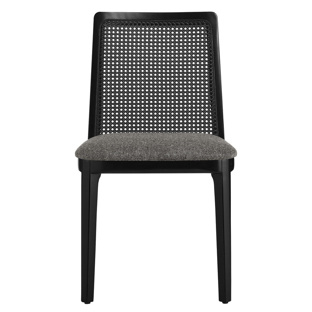 EEI-6843 Monarch Wood and Rattan Dining Side Chair by Modway