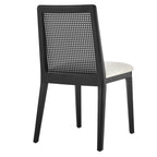 EEI-6843 Monarch Wood and Rattan Dining Side Chair by Modway