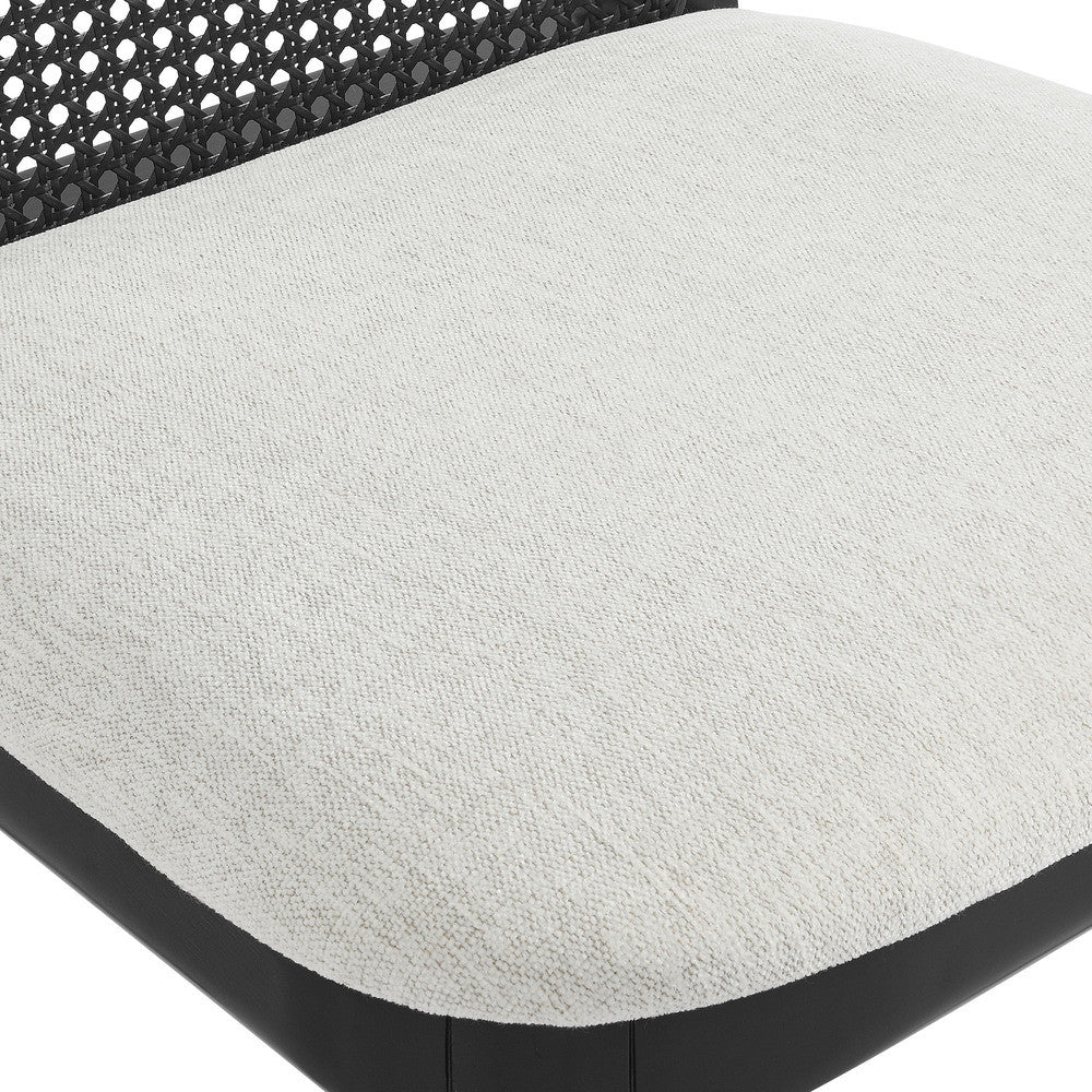 EEI-6843 Monarch Wood and Rattan Dining Side Chair by Modway