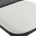 EEI-6843 Monarch Wood and Rattan Dining Side Chair by Modway