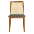 EEI-6843 Monarch Wood and Rattan Dining Side Chair by Modway