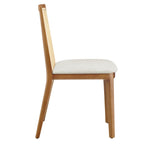 EEI-6843 Monarch Wood and Rattan Dining Side Chair by Modway