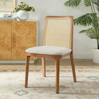 EEI-6843 Monarch Wood and Rattan Dining Side Chair by Modway