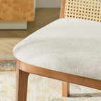 EEI-6843 Monarch Wood and Rattan Dining Side Chair by Modway