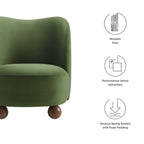 EEI-6990 Monroe Performance Velvet Accent Chair by Modway