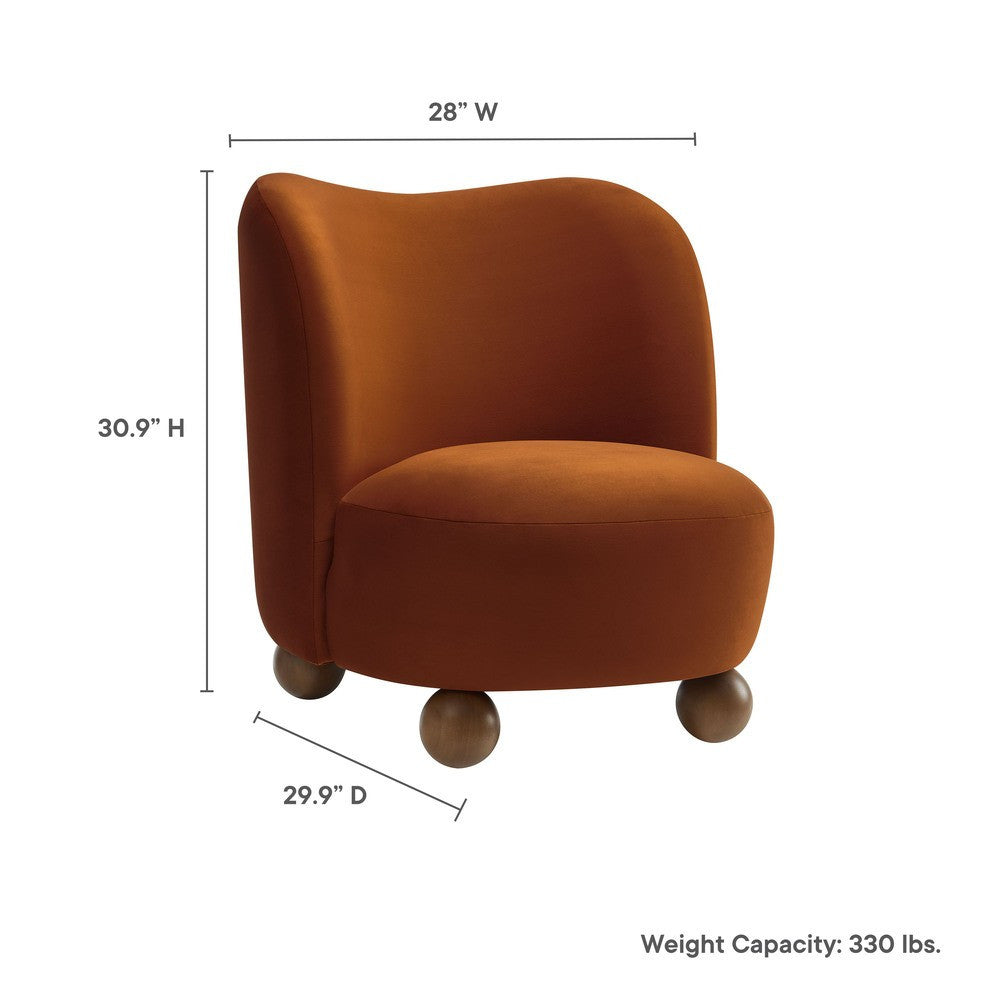 EEI-6990 Monroe Performance Velvet Accent Chair by Modway