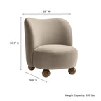 EEI-6990 Monroe Performance Velvet Accent Chair by Modway