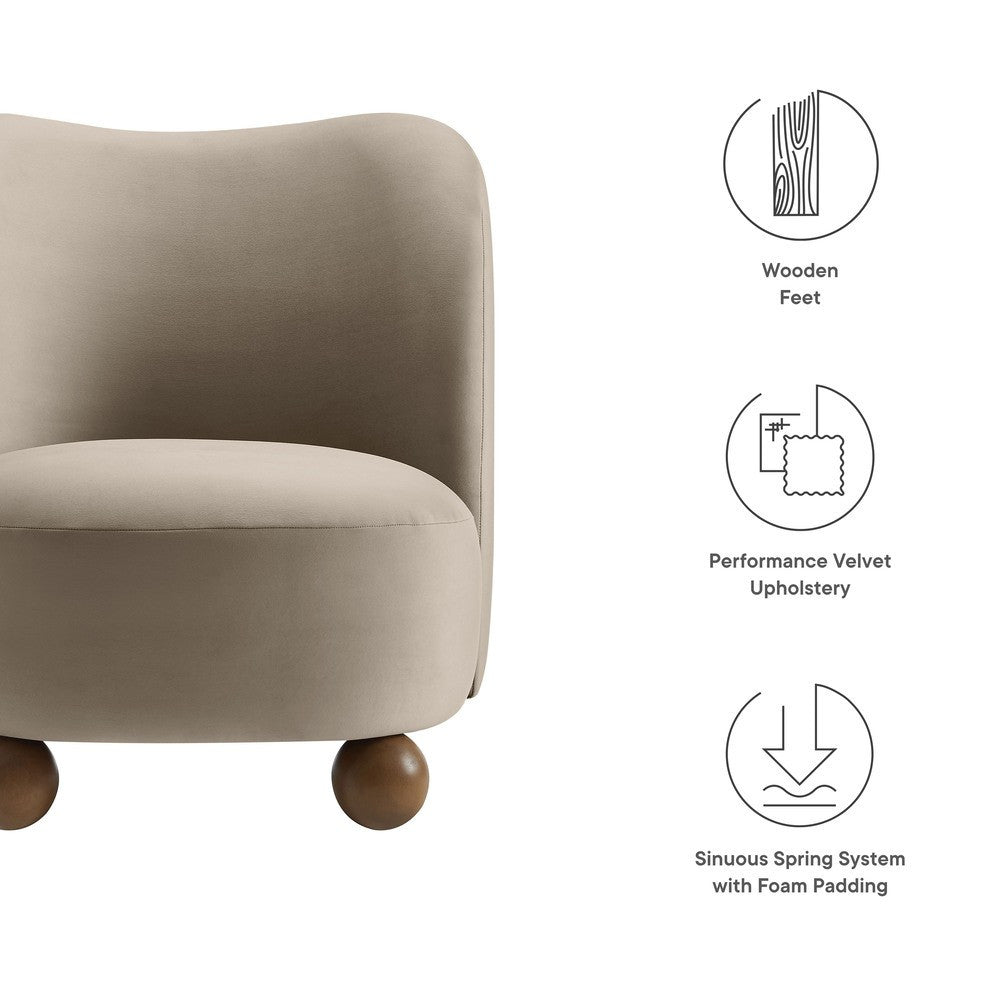 EEI-6990 Monroe Performance Velvet Accent Chair by Modway