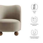 EEI-6990 Monroe Performance Velvet Accent Chair by Modway