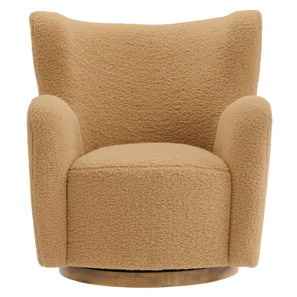 Modway Montrose Wingback Sherpa Swivel Accent Chair by Modway-EEI-7105
