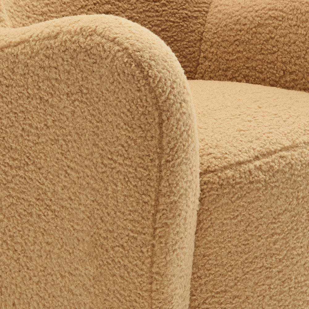 Modway Montrose Wingback Sherpa Swivel Accent Chair by Modway-EEI-7105